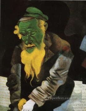 150の主題の芸術作品 Painting - 緑のユダヤ人 MC ユダヤ人